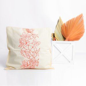 Iconium floral printed Throw Pillow Covers